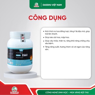 Dasshu Z661 - Phân Bón Cho Cây Ăn Trái, Hỗ Trợ Dưỡng Hoa, Đậu Trái, Nuôi Trái Non Tăng Tỷ Lệ Đậu Trái