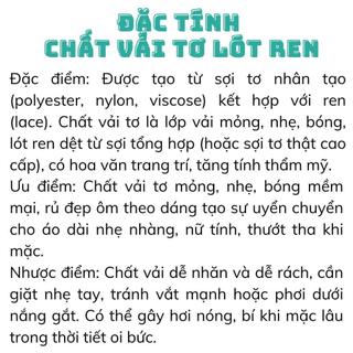 (HAVANA) CÓ BIGSIZE - Áo dài TUYẾT MAI voan tơ cổ cách điệu buộc dây thêu nổi kèm quần Satin AD181