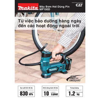 Máy bơm hơi dùng pin 12v Makita MP100DZ | Makita Việt Nam