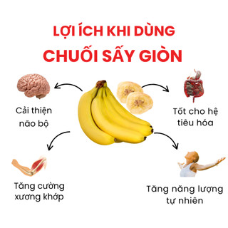 Chuối Sấy Giòn Dan D Pak I Banana Chips I 500g