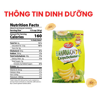 Chuối Sấy Giòn Dan D Pak I Banana Chips I 500g