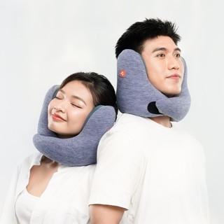 Gối Cổ Du Lịch Giảm Âm Ru9 Công Thái Học Chống ồn | Foam Nâng Đỡ Giảm Đau Mỏi Cổ Khi Làm Việc Đi Tàu Xe | Nhỏ Gọn 3 Màu