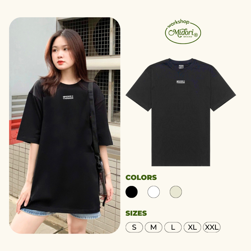 Áo Thun Form Rộng JUST TXT Phông Nam Nữ Unisex Basic Chất Liệu Cotton Local Brand | MI MIDORI