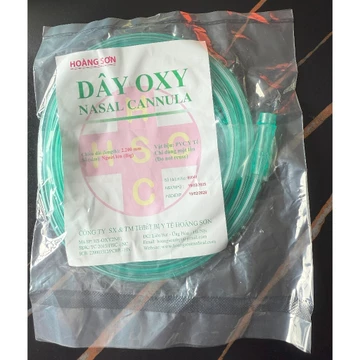Dây thở oxy 2 nhánh thở mũi - Hoàng Sơn/ MPV | Dây oxy dùng cho máy tạo oxy và bình oxy | Dây oxy gong kính