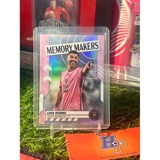 Thẻ bóng đá Luis Suarez Memory Makers Topps Chrome MLS 2024