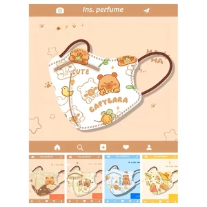 Khẩu Trang Hoạt Hình KN95 Capybara Cho Bé 4-12T Mr&MrsHouse