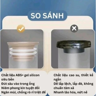 SUBOGDG đệm lót ngăn mùi bồn cầu, Ron cao su dùng cho ống 75/90mm, lắp đặt bồn cầu nhanh chóng
