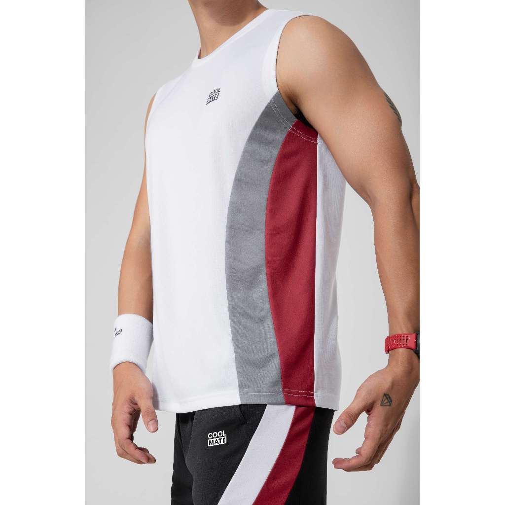 [TẶNG COMBO 2 TẤT]Set đồ thể thao nam Pickleball Áo sát nách Quần Promax Flexline Active thoáng khí Coolmate