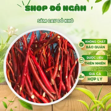 Sâm cau đỏ khô, Sâm rừng Tây Bắc bổ thận tráng dương, bồi bổ sức khỏe gói 1kg