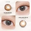 Kính áp tròng khoá ẩm 8H 1 Tháng Màu Nâu Sáng CARASE, Lens cận SOLARA BROWN