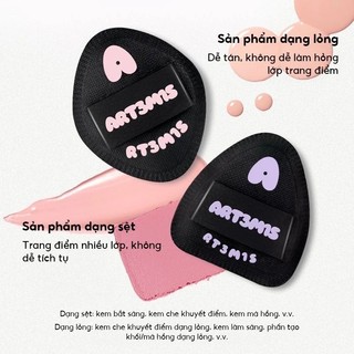 [ART3M1S] Mút Trang Điểm Mút Tán Nền Phủ Phấn ART3M1S SIêu Mềm Không Hút Nền Kèm Hộp Đựng