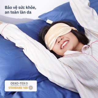 Bịt mắt ngủ cao cấp Ru9 | Ngăn Ánh Sáng Tốt | Chất Liệu Lụa Satin Mềm Mịn | Thoáng Mát | Hỗ Trợ Ngủ Ngon