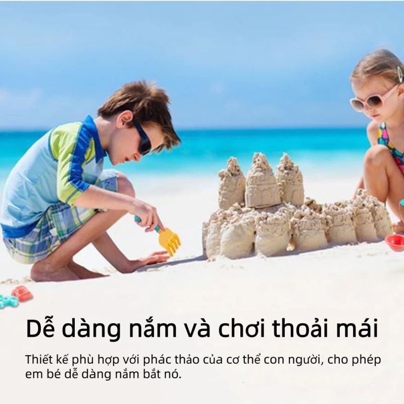 Đồ chơi cho trẻ em Lâu đài xô cát bé cát đào công cụ trẻ em mùa hè bờ biển đồ chơi