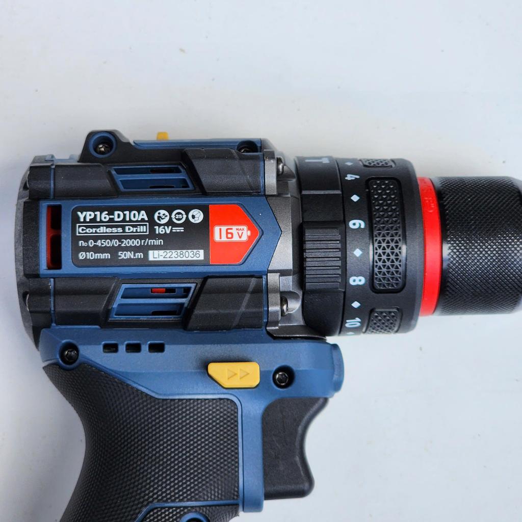 Máy Khoan Pin YUPAI YUP 10mm YP16 DR10A ( Bộ 2 Pin 2.0ah) - động cơ không chổi than- lõi đồng