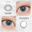 Kính áp tròng khoá ẩm 8H 1 Tháng Màu Xanh Lam Ngọc CARASE, Lens cận TOPAZ GREEN
