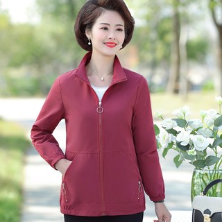 Áo Khoác Gió Mùa Xuân Giản Dị Cho Mẹ AK65