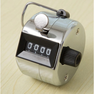 MÁY BẤM SỐ CƠ HỌC CÂM TAY ĐẾM SỐ LƯỢNG NHỎ GỌN, KHÔNG CẦN PIN