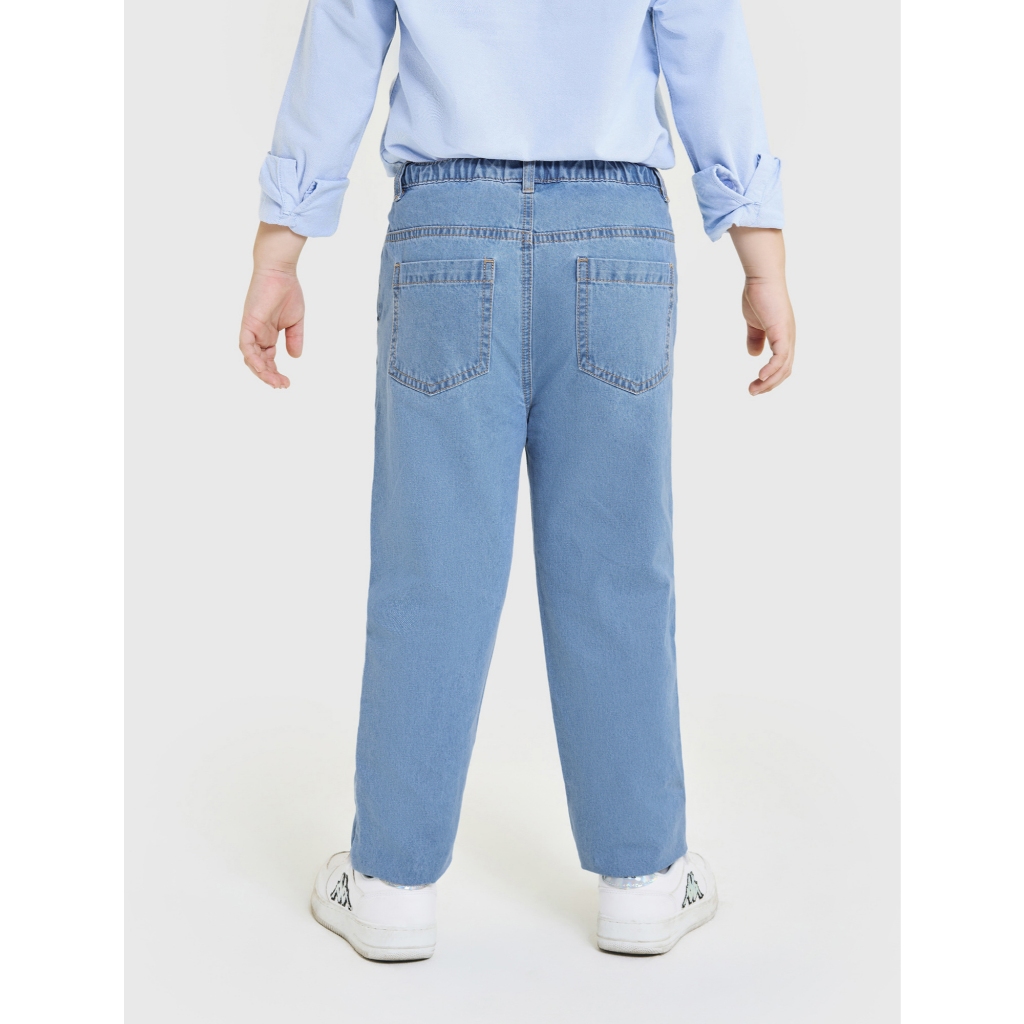 Quần jeans bé trai CANIFA dáng jogger rộng rãi 2BJ25A003