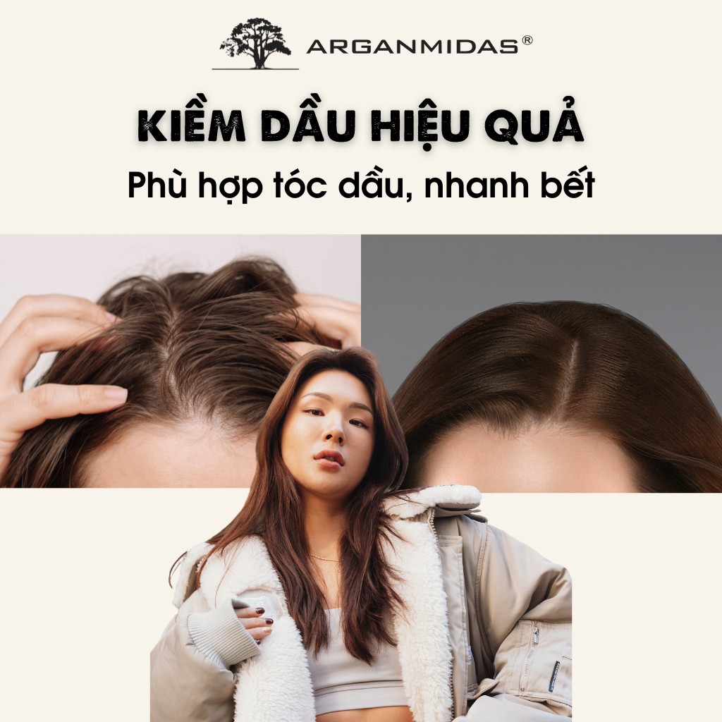 Phấn Kiềm Dầu Tóc Arganmidas 4g, Phấn Tóc Tạo Phồng, Dầu Gội Khô Chống Bết Tóc, Tóc Bông Tơi Sau 5s | BigBuy360 - bigbuy360.vn
