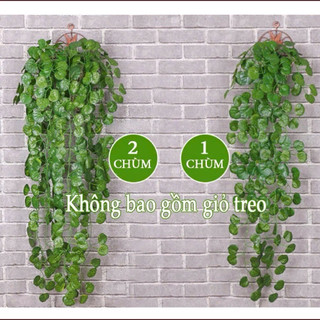 Bụi rủ lá 9 nhánh các loại dài 90cm - Cây lá giả decor