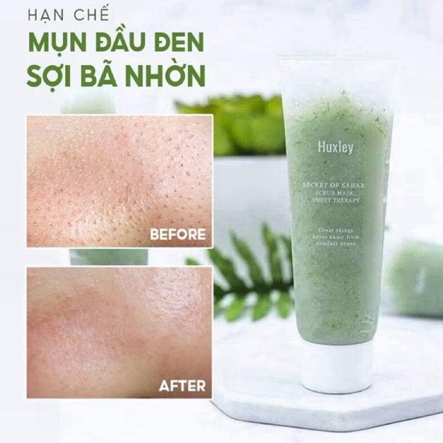 [Tẩy Tế Bào Chết] Huxley Scrub Mask Sweet Therapy – Làm Sạch Da, Dưỡng Mịn30g