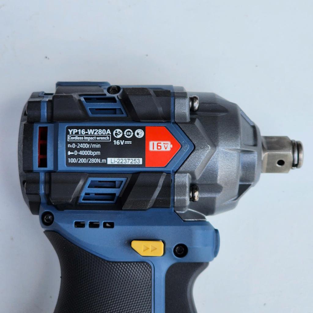 Máy Bulong pin 16V YUPAI/YUP YP16-W280A, 3 CẤP CHỈNH TỐC- NHỎ GỌN - TIỆN LỢI- ĐỘNG CƠ KHÔNG CHỔI THAN-LÕI ĐỒNG