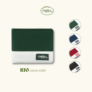 Ví Vải Đứng Nam Nữ RIO Trượt Nước Bóp Đựng Tiền Thẻ Nhiều Ngăn Polyester | Mi Midori