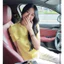 Áo Len Nữ Cardigan Tay Ngắn Túi Giả – Màu Vàng Xinh Xắn Hàng Chuẩn Xịn