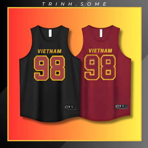 Áo Ba Lỗ Thể Thao Sport Nam Nữ Tanktop Cổ Tròn Sát Nách In Số 98 Năng Động Trẻ Trung. MÃ: BL