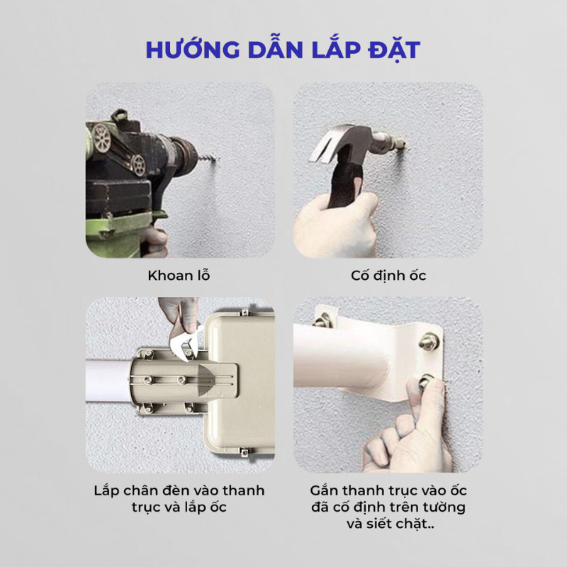 Đèn Năng Lượng Mặt Trời Bàn Chải 300W, 500W Vỏ Nhôm, Đèn Đường Mặt Kính Cường Lực Bền Bỉ, Bảo Hành 2 Năm