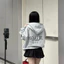 Áo Khoác Hoodie Zip Form Boxy In Lụa Viralwear Unisex Chất Nỉ 2 Da Mặc Được 4 Mùa
