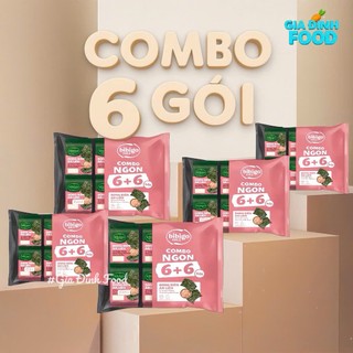 [Hàng mới] Rong biển ăn liền Bibigo vị truyền thống/ muối hồng/ BBQ - 3 lốc /6 lốc /9 lốc /12 lốc
