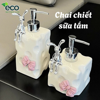 Chai Chiết Sữa Tắm Dầu Gội Cho Khách Sạn Homestay, Bình Đựng Xà Phòng Rửa Tay Vòi Nhấn Sang Trọng