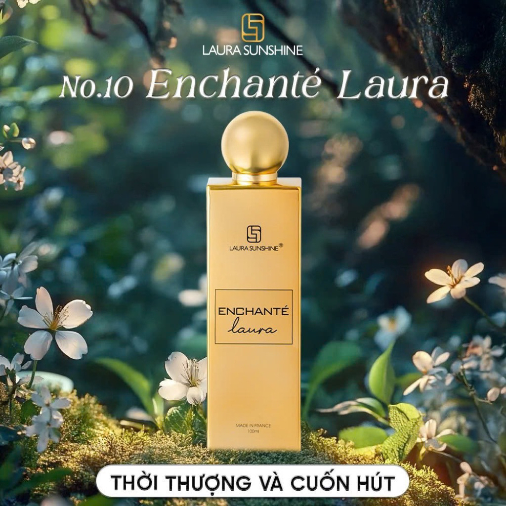 Nước Hoa Nhật Kim Anh No 10 - Chai 100ml Quyến Rũ Cuốn Hút Laura Paris Nam Nữ