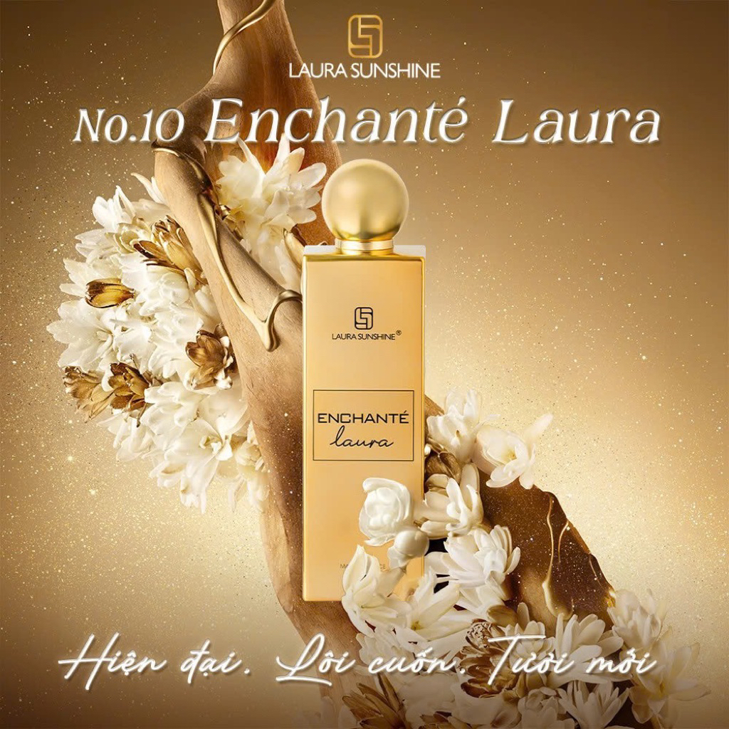 Nước Hoa Nhật Kim Anh No 10 - Chai 100ml Quyến Rũ Cuốn Hút Laura Paris Nam Nữ