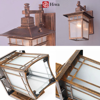 Đèn Tường Chùa Hợp Kim Lắp Ngoài Trời HIWA, Đèn Tường Trang Trí Ngoại Thất Mẫu Mới Nhất 2025