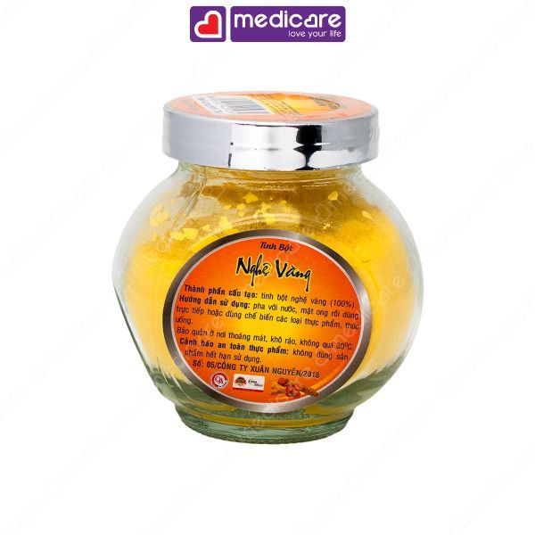 Tinh bột nghệ vàng XUÂN NGUYÊN hỗ trợ dạ dày lọ 75g