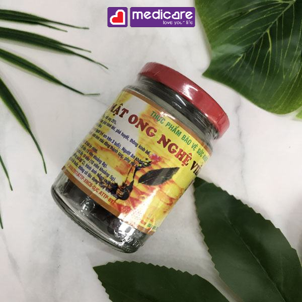 Mật ong nghệ viên Xuân Nguyên hỗ trợ dạ dày lọ 100g