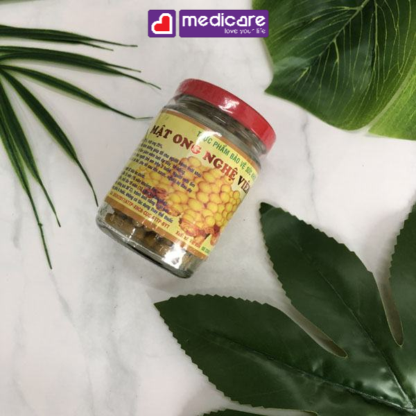 Mật ong nghệ viên Xuân Nguyên hỗ trợ dạ dày lọ 100g