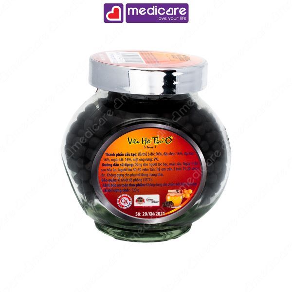 Viên hà thủ ô XUÂN NGUYÊN hỗ trợ làm đẹp tóc lọ 120g