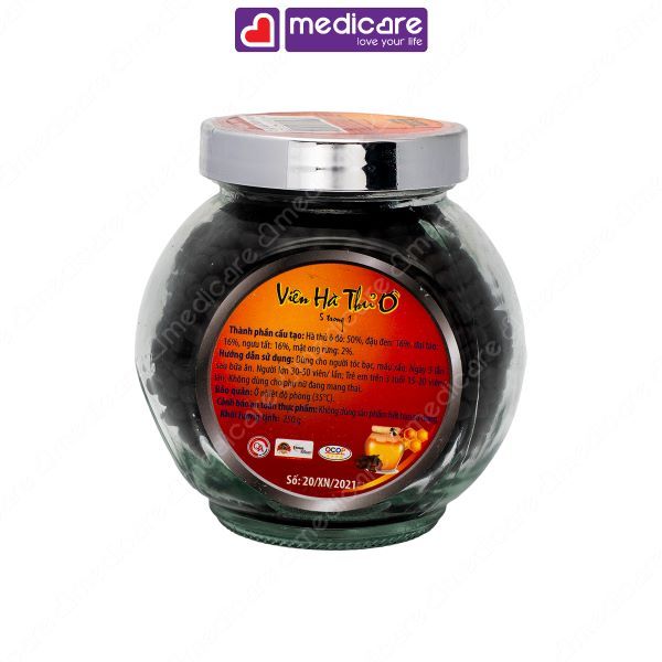 Viên hà thủ ô XUÂN NGUYÊN hỗ trợ làm đẹp tóc lọ 250g