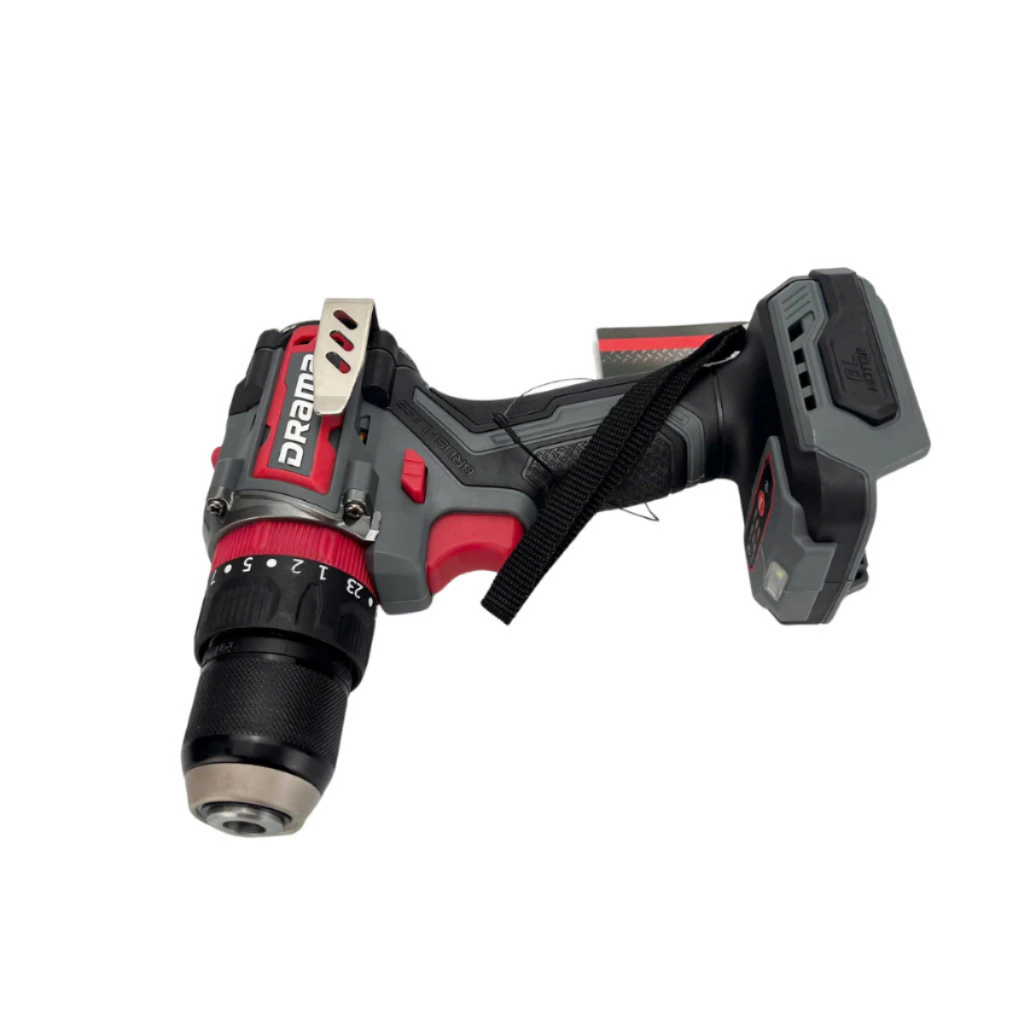 Thân Máy Khoan Pin DRAMA D-21A, 3 Chức Năng Đầu Kẹp 10mm Autolock Động Cơ Không Chổi Than 65Nm Chân Pin Phổ Thông 4Cm