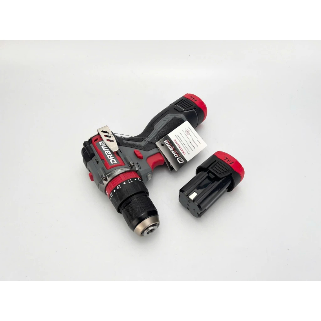 Máy khoan pin DRAMA D-18 Động Cơ Không chổi than 55NM Đầu Kẹp 10mm Autolock 3 Chức Năng, 23 Cấp Trượt