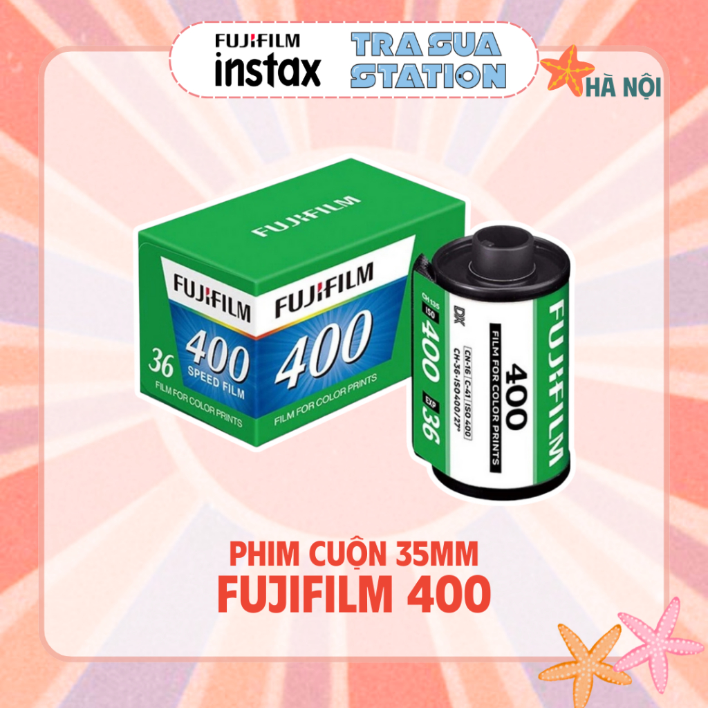 Fujifilm 400 (phiên bản mới XTRA 400 36exp date xa Film 35mm