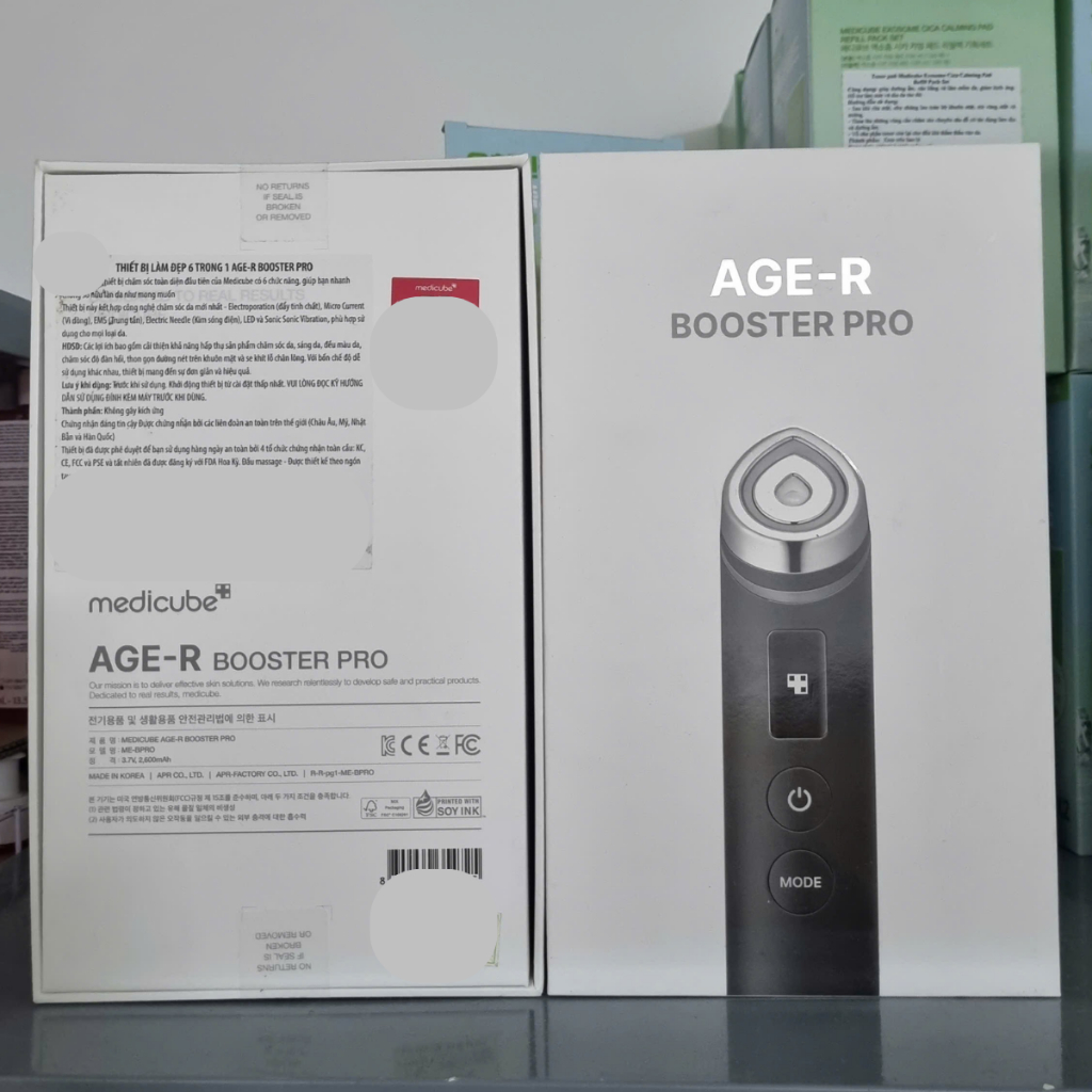 Thiết Bị chăm sóc da AGE-R BOOSTER PRO 6in1 MEDICUBE Mẫu Mới Nhất [BẢO HÀNH CHÍNH HÃNG]
