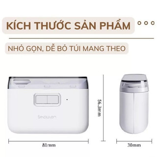 Máy Cắt Móng Tay Điện Xiaolang Showlon Có Đèn Led Ban Đêm,Thao Tác Nhanh Gọn, Dễ Sử Dụng