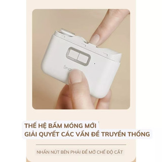 Máy Cắt Móng Tay Điện Xiaolang Showlon Có Đèn Led Ban Đêm,Thao Tác Nhanh Gọn, Dễ Sử Dụng