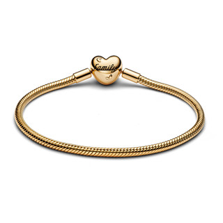 Vòng Pandora Mạ Vàng 14K Khóa Trái Tim Cây Gia Đình