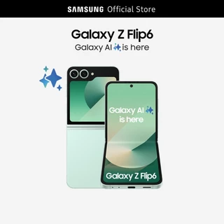 Điện thoại Samsung Galaxy Z Flip6, điện thoại AI, 256GB, pin lớn nhất, Flexcam 50MP