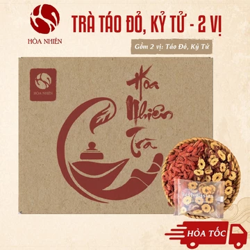 Set thảo mộc mix: Táo Đỏ Kỷ Tử dùng pha Trà Táo Đỏ Kỷ Tử, nấu canh, hầm xương | Trà thảo mộc Hòa Nhiên